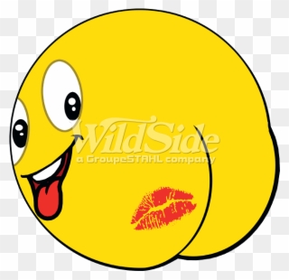 Emoji Butt Kiss - Kiss Ass Emoji Clipart