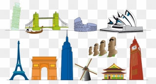 Monuments Of The World Clipart - Png Download