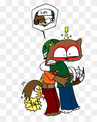 Butt Slap Friday - Drawing Clipart