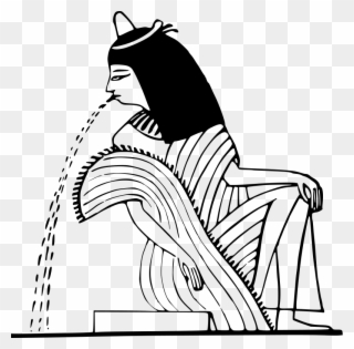Medium Image - Ancient Egyptian Line Art Clipart