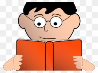 Child Reading A Book Clipart - Clipart For Silent Reading - Png Download