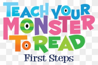 First Steps Logo On Transparent - Teach Your Monster To Read Clipart - Png Download