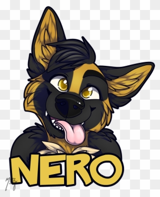 Derpy Nero - German Shepherd Dog Furry Art Clipart