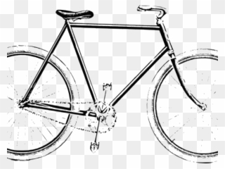 Cycling Clipart Old Bicycle - Cycle Line Art Png Transparent Png
