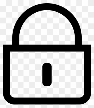 Lock Line Icon Png Clipart
