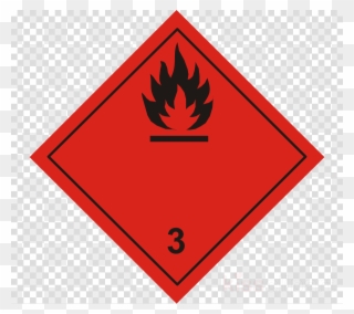 Download Tdg Class 3 Clipart Hazmat Class 3 Flammable - Diamond Icon Transparent Background - Png Download