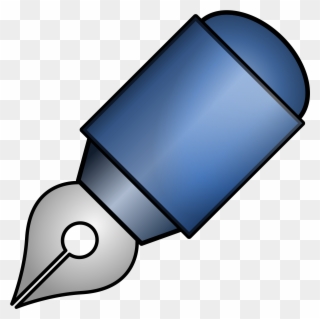 Clipart Pen Blue Pen - Vektor Gambar Pena - Png Download