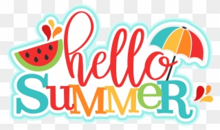 Silhouette Design, Summertime, Die Cutting, Hello Summer, - School Is Closed For Summer Clipart