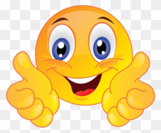 In Short, The Usage Of Emoji's Should Be Considered - Smiley Thumb Up Clipart