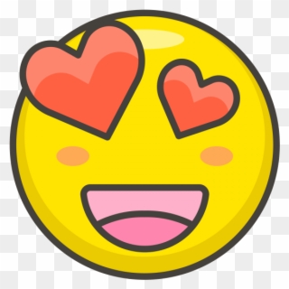 Smiling Face With Heart Eyes Emoji - Smile Clipart
