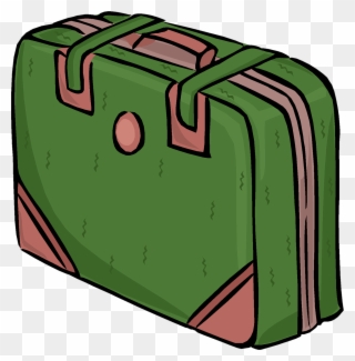 Luggage Clipart 2 Bag - Dibujo De Maleta Rosa - Png Download