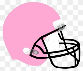 Girl Football Helmet Clipart Clip Art Free Download - Pink Football Helmet Clipart - Png Download