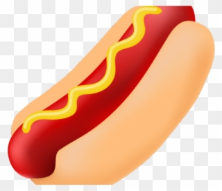 Hot Dogs Clipart Fast Food - Cartoon Hot Dog Clipart - Png Download