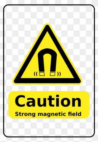 Big Image - Magnetic Field Warning Signs Clipart