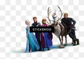 Frozen Hd - Frozen Characters Kristoff And Sven Clipart