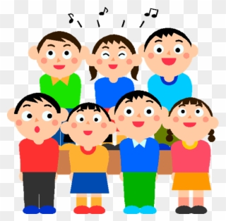 Singer Clipart School Choir - Students Singing Clipart - Png Download