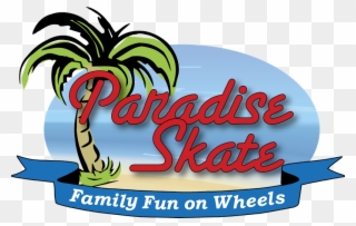 Paradise Skate Roller Rink Clipart