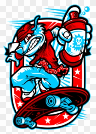 Death Skate - Illustration Clipart