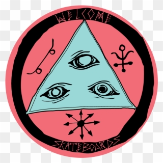 Welcome Was Born In 2010 From A Desire To Embrace And - Welcome Skateboards Logo Clipart