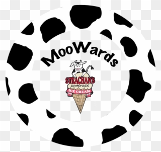 Cow Print Moowards - Illustration Clipart