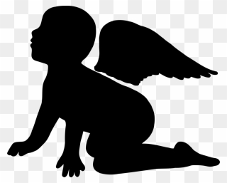 Boy Angel Silhouette Png Clipart