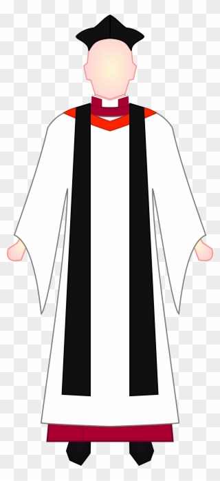 Open - Anglican Priest Png Clipart