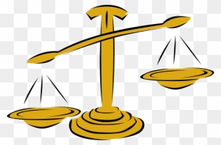Scale, Balance, Libra, Justice, Gold, Weight - Libra Scale Clip Art - Png Download