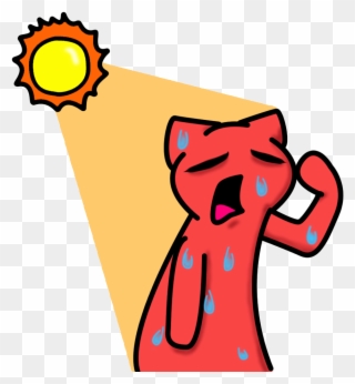 Hot Weather Sticker For Ios Android Giphy Rh Giphy - Hot Weather Transparent Clipart