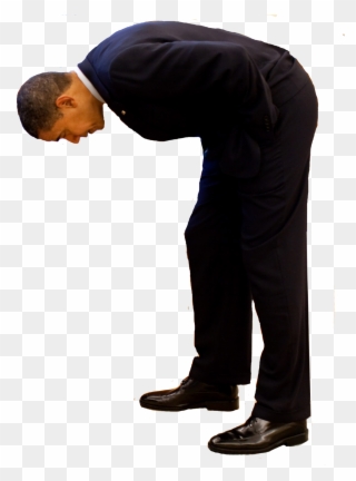 Obama Standing Png - Man Looking Down Png Clipart