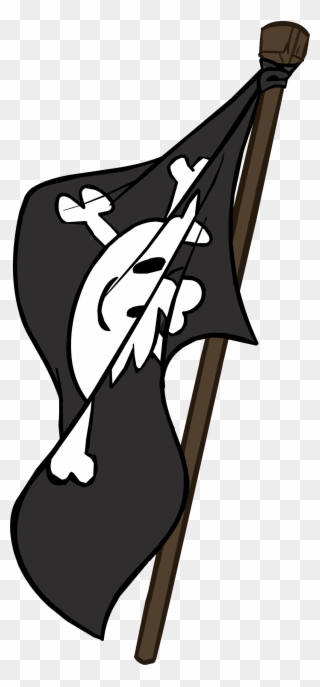 Pirate Flag - Club Penguin Pirate Flag Clipart