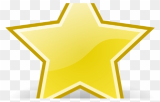 Rocket Emblem Star Clip Art Free Vector / 4vector - Estrela Dourada Em Png Transparent Png
