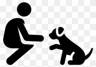Training Doggy Deluxe - Dog Training Icon Png Clipart
