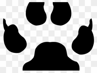 Paw Clipart Big - Icons Paw Prints - Png Download