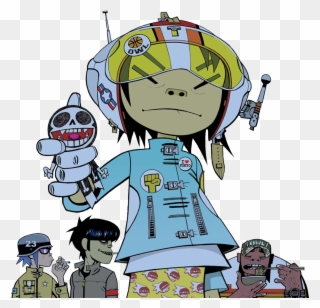 Noodle - Noodle Gorillaz G Sides Clipart