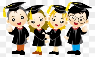 Graduate Clipart Rights Child - Imagenes De Graduacion Animadas - Png Download