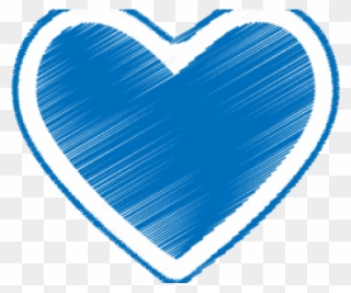 Heart Shaped Clipart Blue - Heart Clipart Blue - Png Download