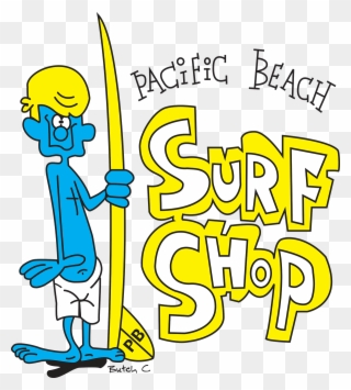 San Diego Sup, Sup San Diego, Paddle Boarding San Diego, - ハワイアンポスター サーフィンシリーズ N-69 「pacific Beach Surf Shop(b Clipart