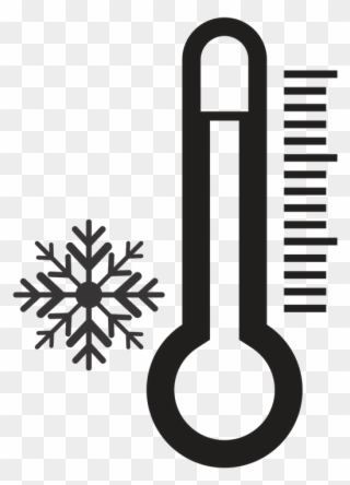 Code Blue Albany - Thermometer With Sun Clipart Black And White - Png Download