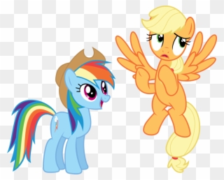 Rainbow Dash Pinkie Pie Fluttershy Applejack Princess - My Little Pony Applejack Pegasus Clipart