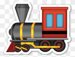 Locomotive Clipart Train Head - Train Emoji Png Transparent Png