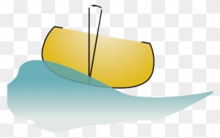 Canoe Clipart Flat Bottom - Boat - Png Download