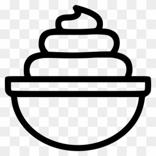 Png File - Whipping Cream Icon Clipart