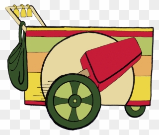 Paletero Cart - Ice Cream Cart Clipart