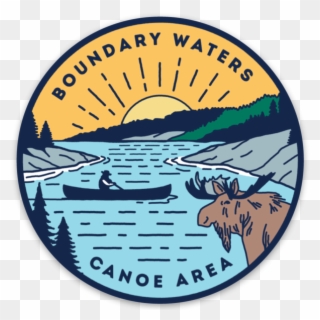 Boundary Waters Canoe Area Sticker, Sticker - Boundary Waters Canoe Area Stickers Clipart