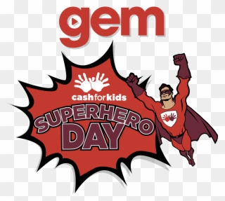 Fundraising Clipart Transparent - Key 103 Superhero Day - Png Download