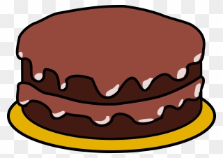 Chocolate Cake Clipart - Png Download