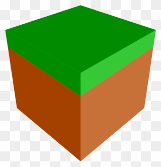 Png Box Svg Simple - Minecraft Grass Block Svg Clipart
