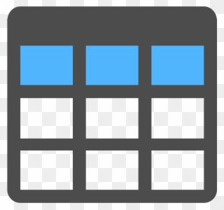 Open - Google Sheets Square Icon Clipart