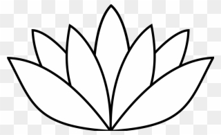 Find Pictures Flowers To Draw Gallery - Lotus Flower Drawing Simple Clipart