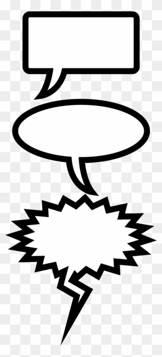 If You Have Your Software Set The Right Way, The Stroke - Speech Bubbles Clipart